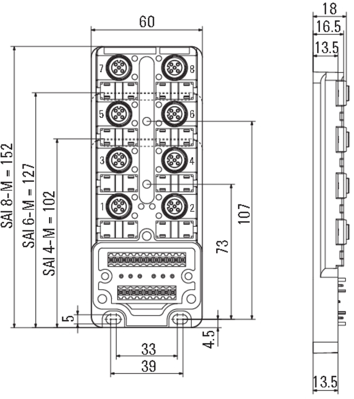 1892081000 Weidmüller Sensor-Actuator Distribution Boxes Image 2