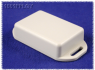 ABS miniature enclosure, (L x W x H) 50 x 35 x 15 mm, light gray (RAL 7035), IP54, 1551FFLGY