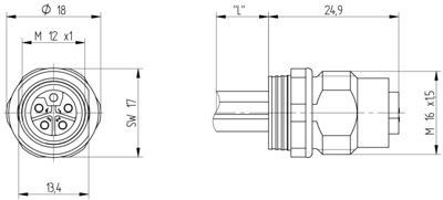 934980602 Lumberg Automation Sensor-Actuator Connectors Image 2