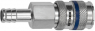 Quick-release coupling NW 7.8, steel, spout LW 9