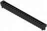 Pin header, 21 pole, pitch 5.08 mm, straight, black, 1149850000
