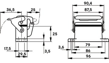 70474000 LAPP Housings for HDC Connectors Image 2