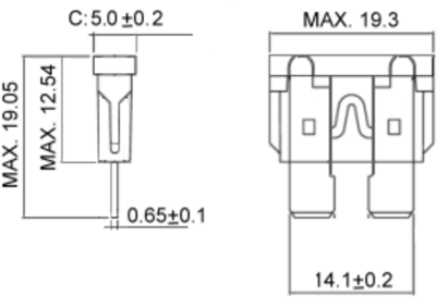 340027-58V ESKA Erich Schweizer Automotive Blade Fuses Image 2