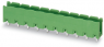 Pin header, 2 pole, pitch 7.5 mm, straight, green, 1766563