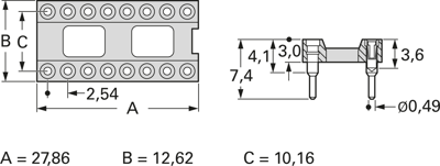 001-2-022-4-B1STF-XT0 MPE-GARRY Semiconductor Sockets, Holders Image 2