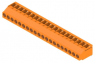 PCB terminal, 20 pole, pitch 5 mm, AWG 26-12, 20 A, screw connection, orange, 2429680000