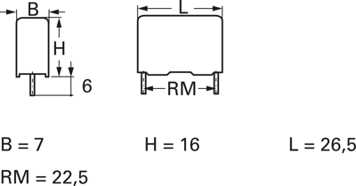 B32933A3334K289 EPCOS Film Capacitors Image 2