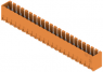 Pin header, 22 pole, pitch 3.5 mm, straight, orange, 1621840000