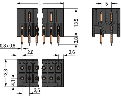 713-1406 WAGO PCB Connection Systems Image 2