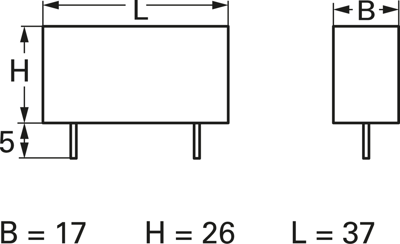 MK205K40BC SEIKA Electric Film Capacitors Image 2