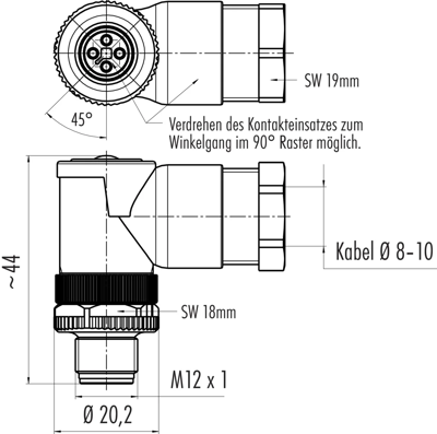 99 0629 58 04 binder Sensor-Actuator Connectors Image 2