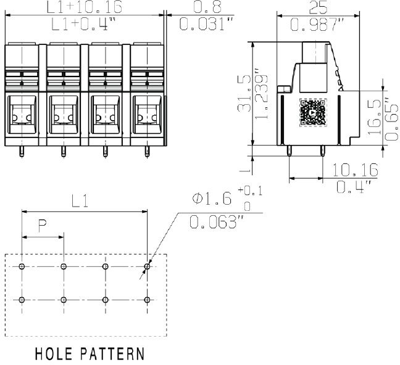 1226370000 Weidmüller PCB Terminal Blocks Image 3