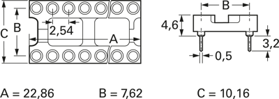 2-1571552-5 AMP Semiconductor Sockets, Holders Image 2