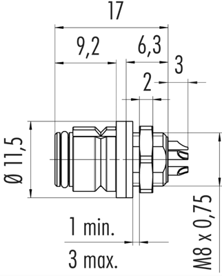 99 9208 00 03 binder Other Circular Connectors Image 2