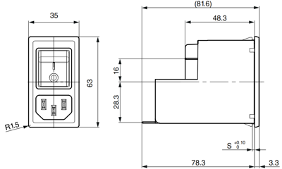 3-120-418 SCHURTER Interference suppression filter Image 2