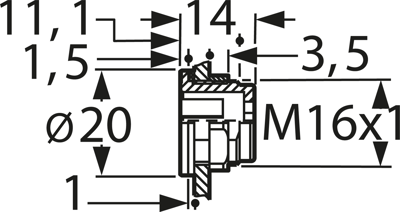 08 2636 000 001 binder Accessories for Industrial Connectors Image 2