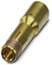 Receptacle, 2.5-4.0 mm², AWG 14-12, crimp connection, gold-plated, 1623378