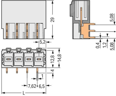 831-3629 WAGO PCB Connection Systems Image 5