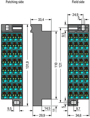 726-800 WAGO Interface Connectors, Bus Connectors Image 2