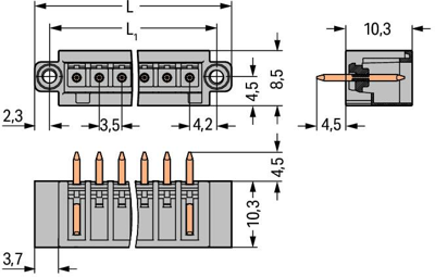 734-150/108-000 WAGO PCB Connection Systems Image 2