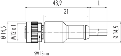 77 3630 0000 20003-0200 binder Sensor-Actuator Cables Image 2