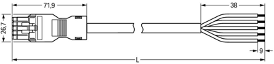 891-8995/105-103 WAGO Pre-assembled Connector Systems Image 2