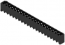Pin header, 20 pole, pitch 5 mm, straight, black, 1841340000