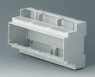 Polycarbonate DIN rail enclosure, (L x W x H) 58 x 160 x 90 mm, light gray, B6706103