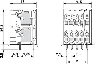 1841526 Phoenix Contact PCB Terminal Blocks Image 2