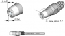 Desoldering tip, Round, Ø 4.8 mm, (L) 58 mm, C560007