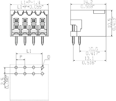 1727950000 Weidmüller PCB Connection Systems Image 3