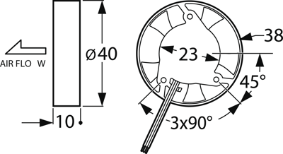 LF40B12 SEPA Axial Fans Image 2