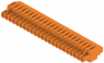 Socket header, 23 pole, pitch 5 mm, angled, orange, 1958670000