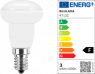 LED lamp, E14, 3 W, 250 lm, 240 V (AC), 2700 K, 120 °, warm white, F