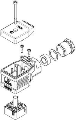 933034100 Hirschmann Automation and Control DIN Valve Connectors Image 2