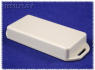 ABS miniature enclosure, (L x W x H) 80 x 40 x 15 mm, light gray (RAL 7035), IP54, 1551LFLGY