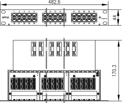 100007039 Telegärtner Connectin Modules, Patch Distributors Image 2