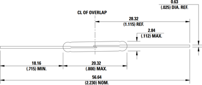 MRPR-20-17-28 Littelfuse Proximity Switches, Reed switches Image 2