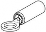 Insulated ring cable lug, 0.518 mm², AWG 20, 3.68 mm, M3.5, gray