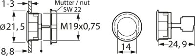 1241.2822 SCHURTER Pushbutton Switches Image 2