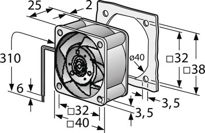 412 JH ebm-papst Axial Fans Image 2