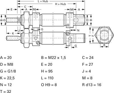 27.24.125 Kendrion Kuhnke Cylinders