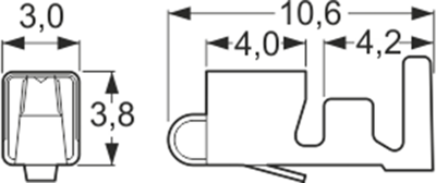 SVH-21T-P1.1 JST Crimp Contacts Image 2