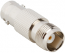 Coaxial adapter, 50 Ω, BNC socket to TNC socket, straight, 242150