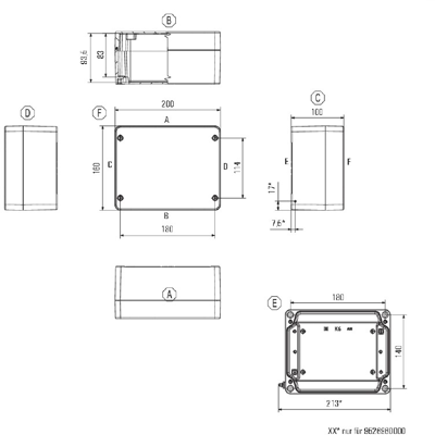 0342500000 Weidmüller General Purpose Enclosures Image 2