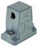 Grommet housing, size 6B, die-cast aluminum, M20, angled, screw locking, IP69/IPX9K/IP68/IP66, 19396060545