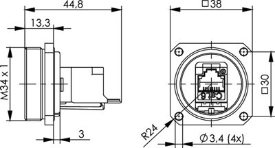 100007381 Telegärtner Modular Connectors Image 2