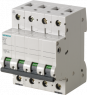 Circuit breaker, 4 pole, B Curve, 1 A, DIN rail