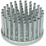 Pin heatsink, 32.5 x 20 mm, 10 to 1.5 K/W, natural aluminum
