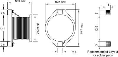 PISTHV-301M-04 Fastron Fixed Inductors Image 2